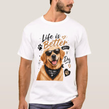 Het Leven Is Beter Met Een Hond Mooie Gouden Retri