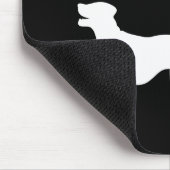 Het leven is beter met een hond muismat (Hoek)