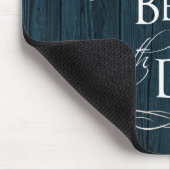 Het leven is beter met een hond-Muismat - blauw Muismat (Hoek)