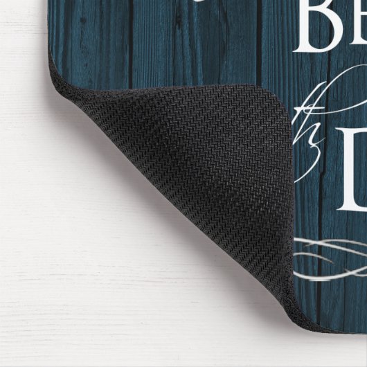 Het leven is beter met een hond-Muismat - blauw Muismat (Hoek)