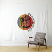 Het leven is beter met een hond, stijl wandkleed (In Situ (horizontaal))