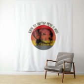 Het leven is beter met een hond, stijl wandkleed (In situ)