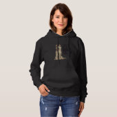 Het leven is beter met een Husky Long Hoodie (Voorkant volledig)
