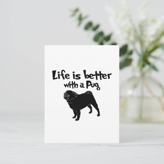 Het leven is beter met een insect briefkaart (Staand voorkant)