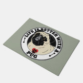 Het leven is beter met een insect deurmat (Schuin)