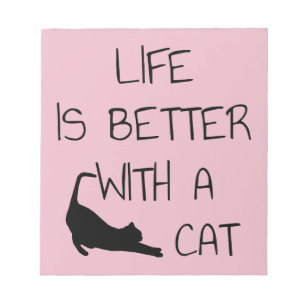 Het Leven Is Beter Met Een Kat - Kat Liefhebbers Notitieblok