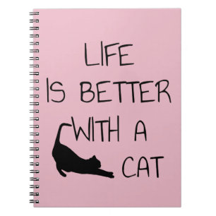 Het Leven Is Beter Met Een Kat - Kat Liefhebbers Notitieboek
