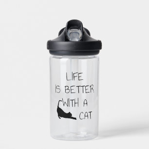Het Leven Is Beter Met Een Kat - Kat Liefhebbers Waterfles