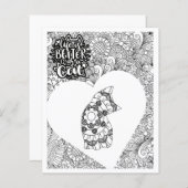 Het leven is beter met een kat-kleurenblad (Voorkant / Achterkant)