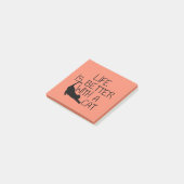 Het leven is beter met een kat post-it® notes (Schuin)