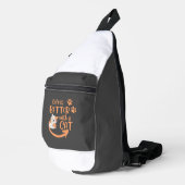 het leven is beter met een kat sling bag (Rechterhoek)