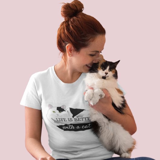 Het leven is beter met een kat T-Shirt