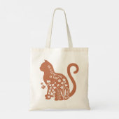 Het leven is beter met een kat tote bag (Achterkant)