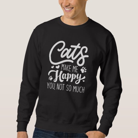 Het leven is beter met een kat trui (Voorkant)
