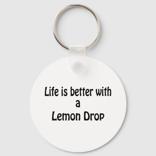 Het leven is beter met een Lemon Daling Sleutelhanger (Voorkant)