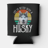 Het leven is beter met een man. blikjeskoeler (Voorkant)