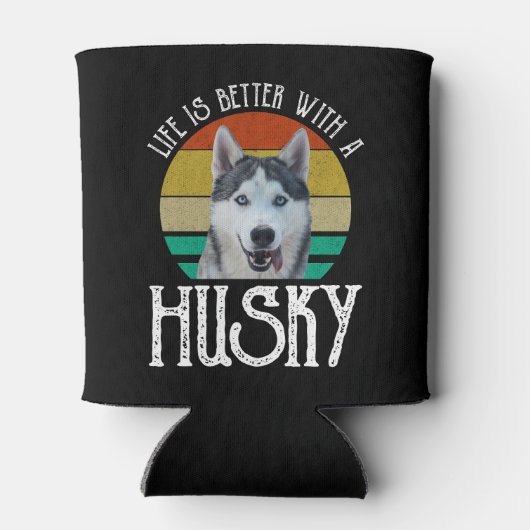 Het leven is beter met een man. blikjeskoeler (Achterkant)