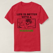 Het leven is beter met een massage 105 t-shirt (Design voorkant)