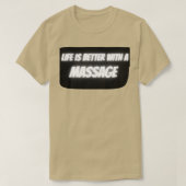 het leven is beter met een massage in 1994 t-shirt (Design voorkant)