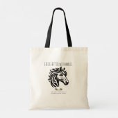 Het leven is beter met een paardentas tote bag (Achterkant)