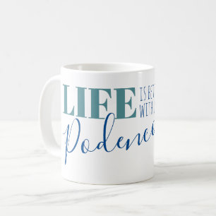Het leven is beter met een Podenco Silhouette Coff Koffiemok