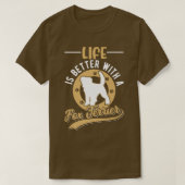 Het leven is beter met een premie van 550 TB T-shirt (Design voorkant)