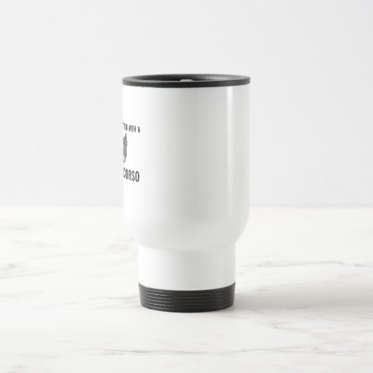 Het leven is beter met een rietkoraal reisbeker (Center)