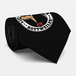 Het leven is beter met een rottweiler Hondenras Stropdas