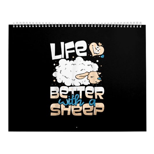 Het leven is beter met een schaap | Schapenboerenc Kalender (Hoes)