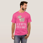 Het leven is beter met een schattig dier t-shirt (Voorkant volledig)