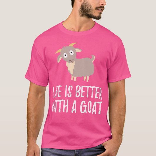 Het leven is beter met een schattig dier t-shirt (Voorkant)