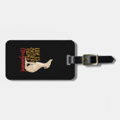 Het leven is beter met een schimmeldop. bagagelabel (Voorkant horizontaal)