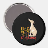 Het leven is beter met een schimmeldop. magneet (Voorkant / Achterkant)