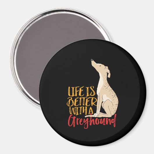 Het leven is beter met een schimmeldop. magneet (Voorkant / Achterkant)