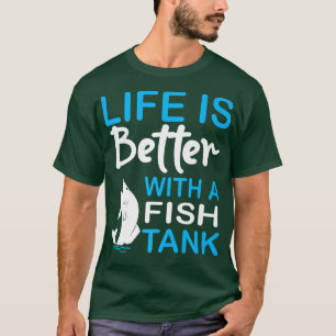 Het leven is beter met een schimmelhoed Gevist T-shirt