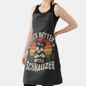 Het Leven Is Beter Met Een Schnauzer Schort (Insitu)