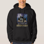 Het leven is beter met een Siberische man. Hoodie (Voorkant)
