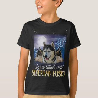 Het leven is beter met een Siberische man. T-shirt