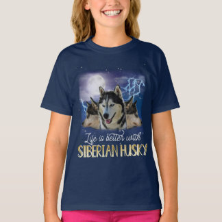 Het leven is beter met een Siberische man. T-shirt