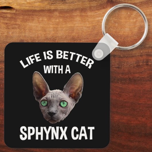 Het leven is beter met een snuitje sleutelhanger (Achterkant)