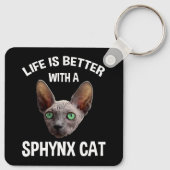 Het leven is beter met een snuitje sleutelhanger (Achterkant)