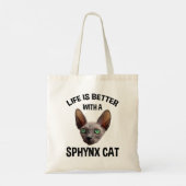 Het leven is beter met een snuitje tote bag (Achterkant)