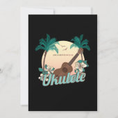 Het leven is beter met een ukulele akoestisch cade kaart (Voorkant)