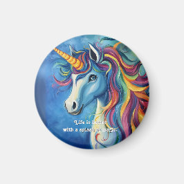 Het leven is beter met een vleugje magie. magneet