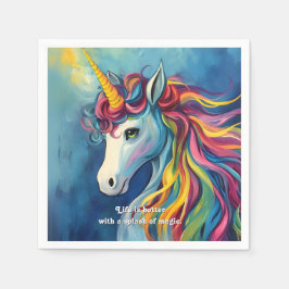 Het leven is beter met een vleugje magie. servet