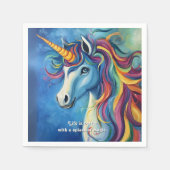 Het leven is beter met een vleugje magie. servet (Voorkant)