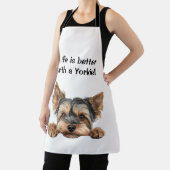 Het leven is beter met een Yorkie Schort (Insitu)