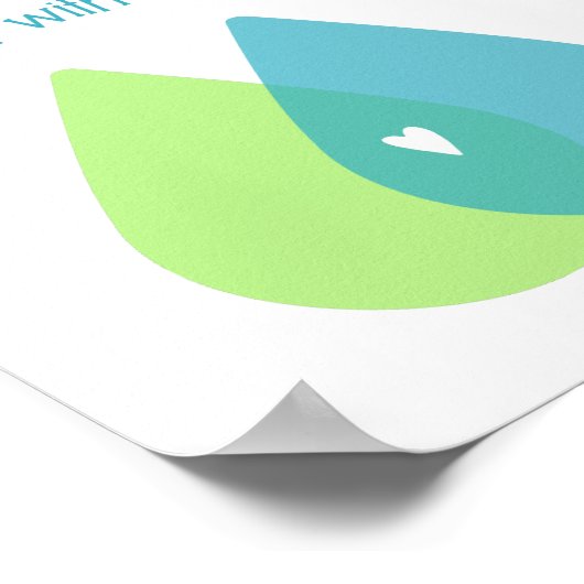 Het leven is beter met Essential Oils poster (Hoek)