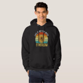 Het leven is beter met ethereum Crypto Hoodie (Voorkant volledig)