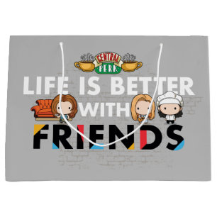 Het leven is beter met FRIENDS™ Chibi Art Groot Cadeauzakje